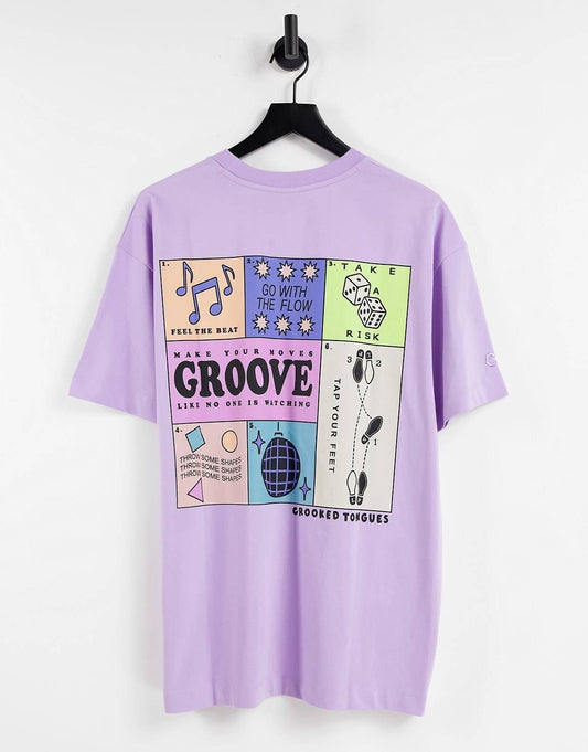 Lavender cotton T-shirt